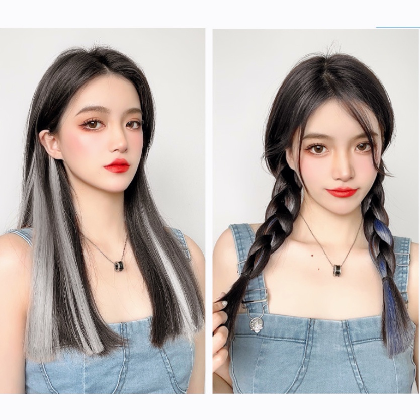 Hair Clip Warna Warni Hair Clip Rambut Hairclip Hairpiece Hair Clip Lurus Hair Clip Panjang Jepit Rambut Palsu