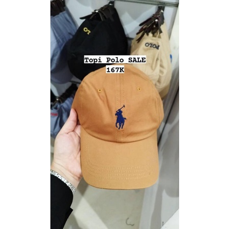 Topi Polo SALE ori (coklat)