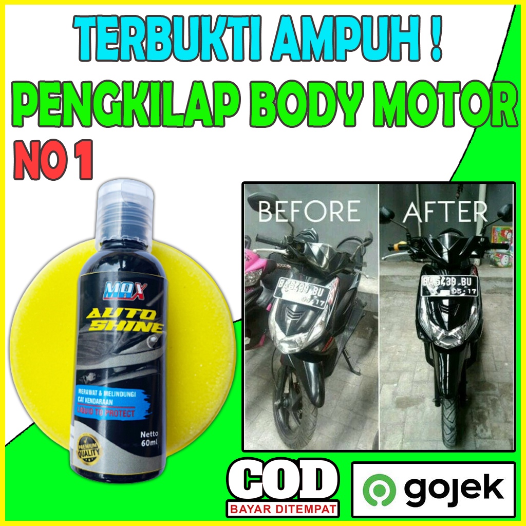 pengkilap body motor doff glossy pengkilat penghitam perawatan bodi doff motor mengkilap
