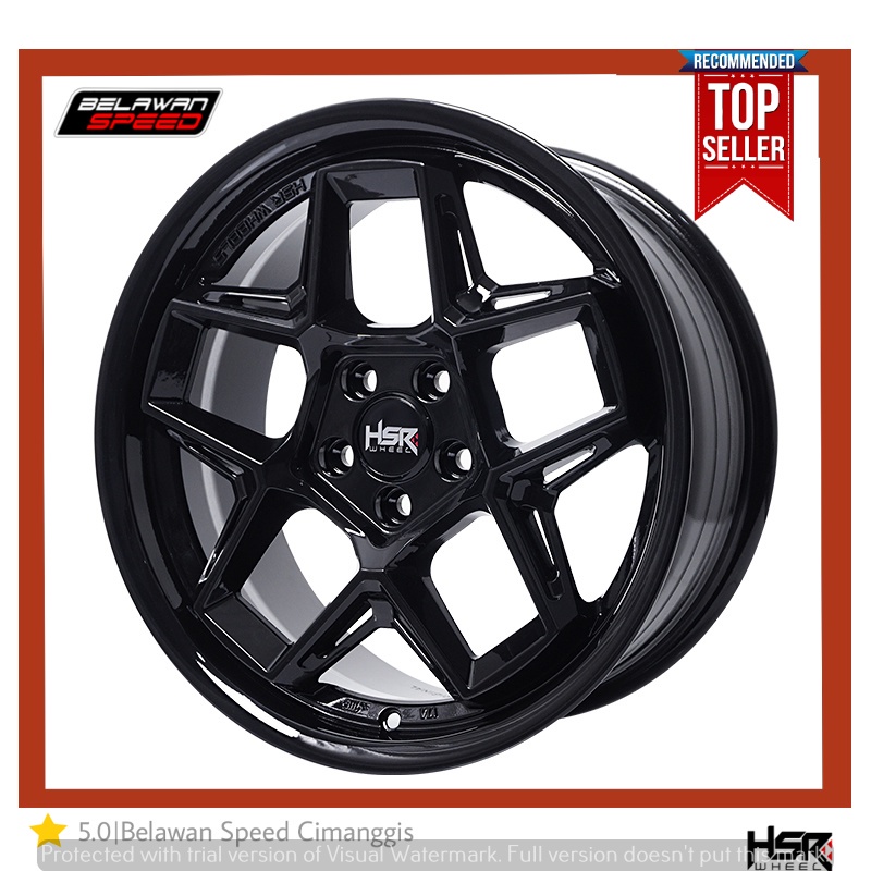 PROMOVELG MOBIL RACING PELEK MODIFIKASI HSR WASILE RING 17 PCD 5X100 UNTUK NEW XENIA NEW AVANZA TOYO