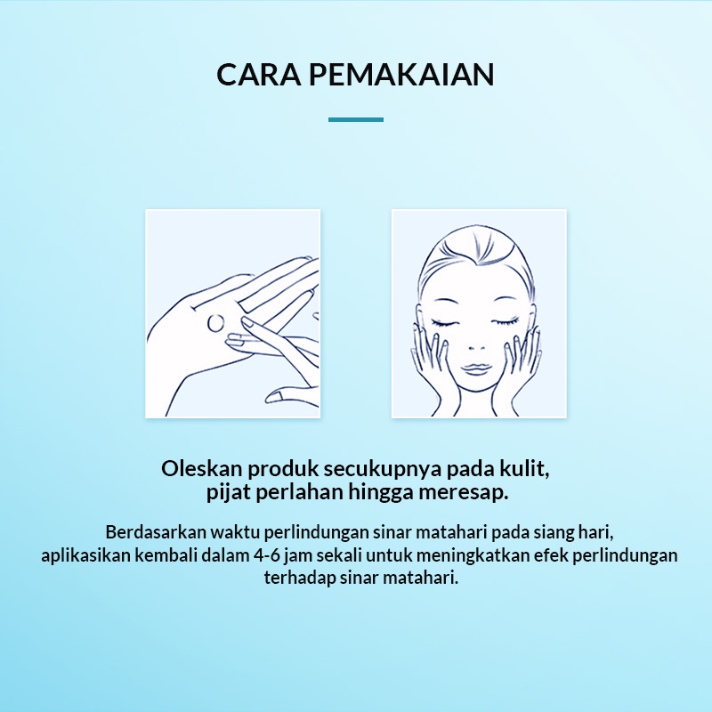 [BPOM][100% ORIGINAL] BIOAQUA Cosmetics7X Ceramide Skin Moisturize Serum Sunscreen SPF 50 PA++++ 40ml sunblock wajah sunscreen murah