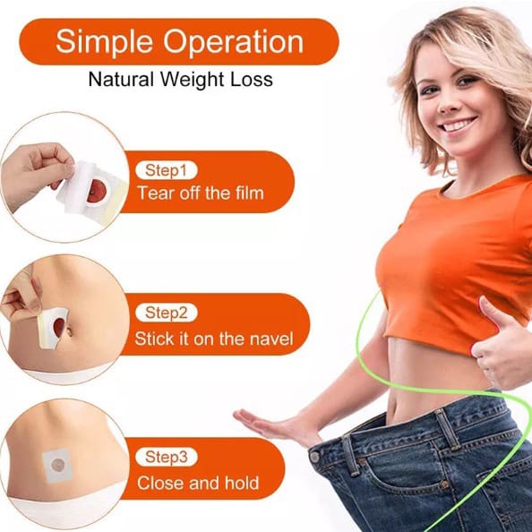 (JY) Koyo Pelangsing Perut Magnet - Koyo Shou Shen Tie 10 PCS - Koyo Diet Lemak - Koyo Slim Patch