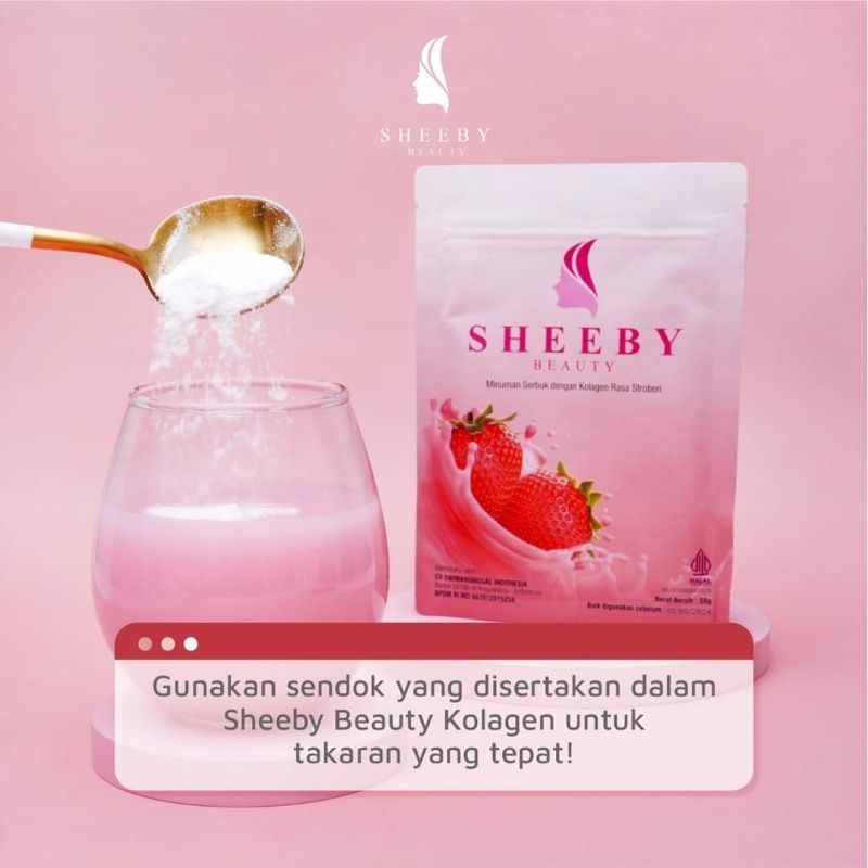 Sheeby Collagen Drink BPOM, Suplemen Pemutih Badan