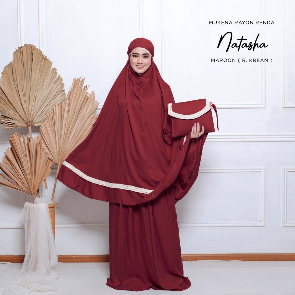 MUKENA BALI TASIK - MUKENA DEWASA RAYON RENDA NATASHA