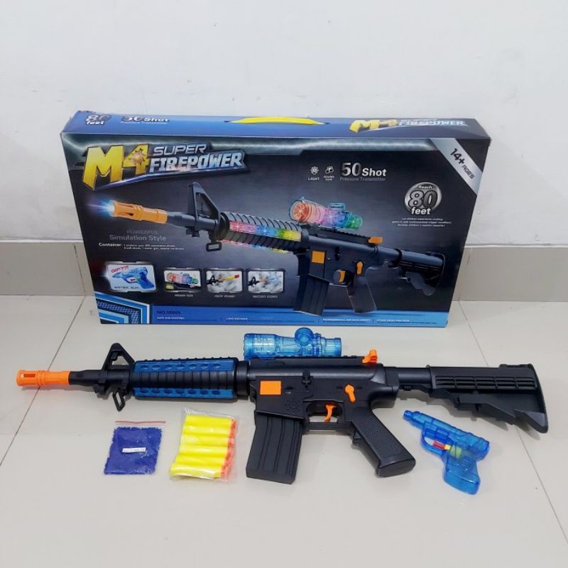 Mainan Gun Water Gel Tembak Tembakan Hydrogel Anak Edukatif Paintball