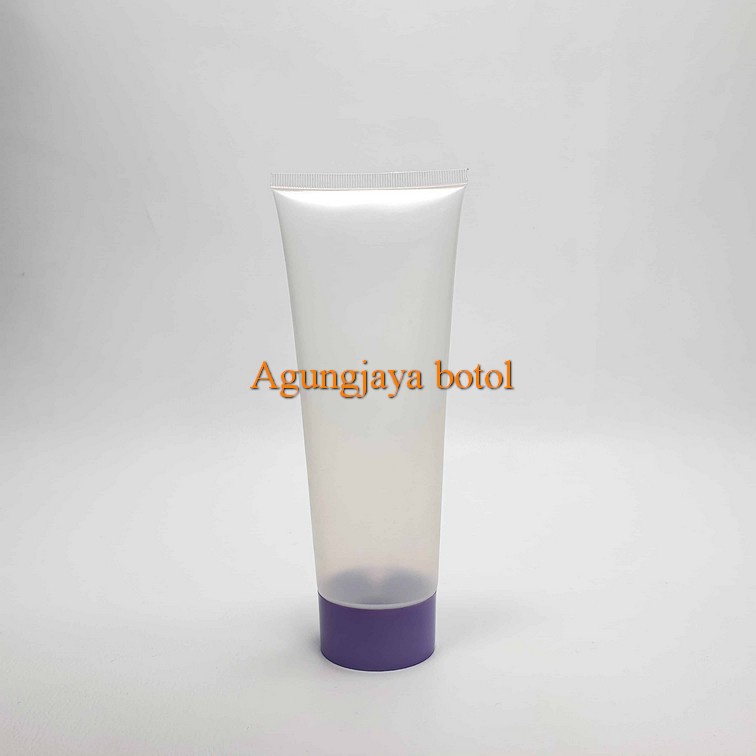Jual Tube Cream 300 Gr Natural Tutup Ulir Flat / Tube Plastik / Tube