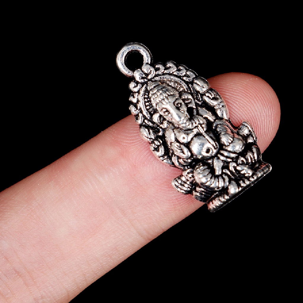 [AdornmentNo1] 10pcs Thailand Ganesha Ch Antik Alloy Buddha Ch Diy Perhiasan Liontin [ID]