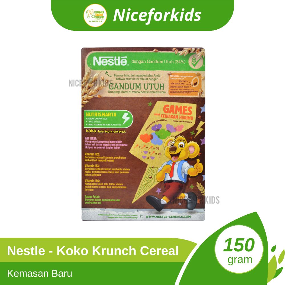 Nestle Sereal Kemasan Box Honey Stars 150gr / Koko Krunch 150gr / Milo 170gr