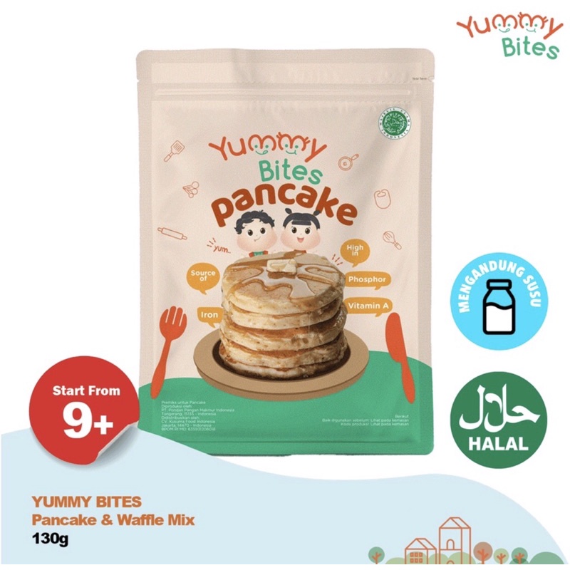 

Yummy Pancake Waffle Ready Mix 130 g 130gr