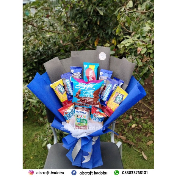 

Buket,Bouquet,Bucket,Buket snack,kado wisuda,murah