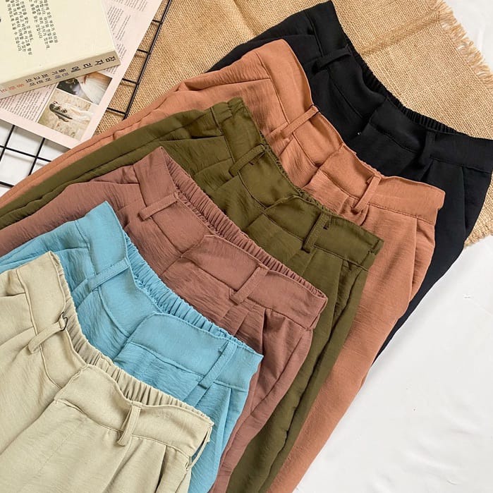 RX FASHION - ⭐PREMIUM⭐ KULOT ABY HIGHWAIST / TROUSERS WANITA- NN