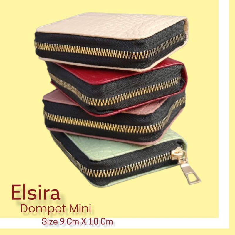 ELSIRA MINI WALLET/ DOMPET KECIL BAHAN CROCO