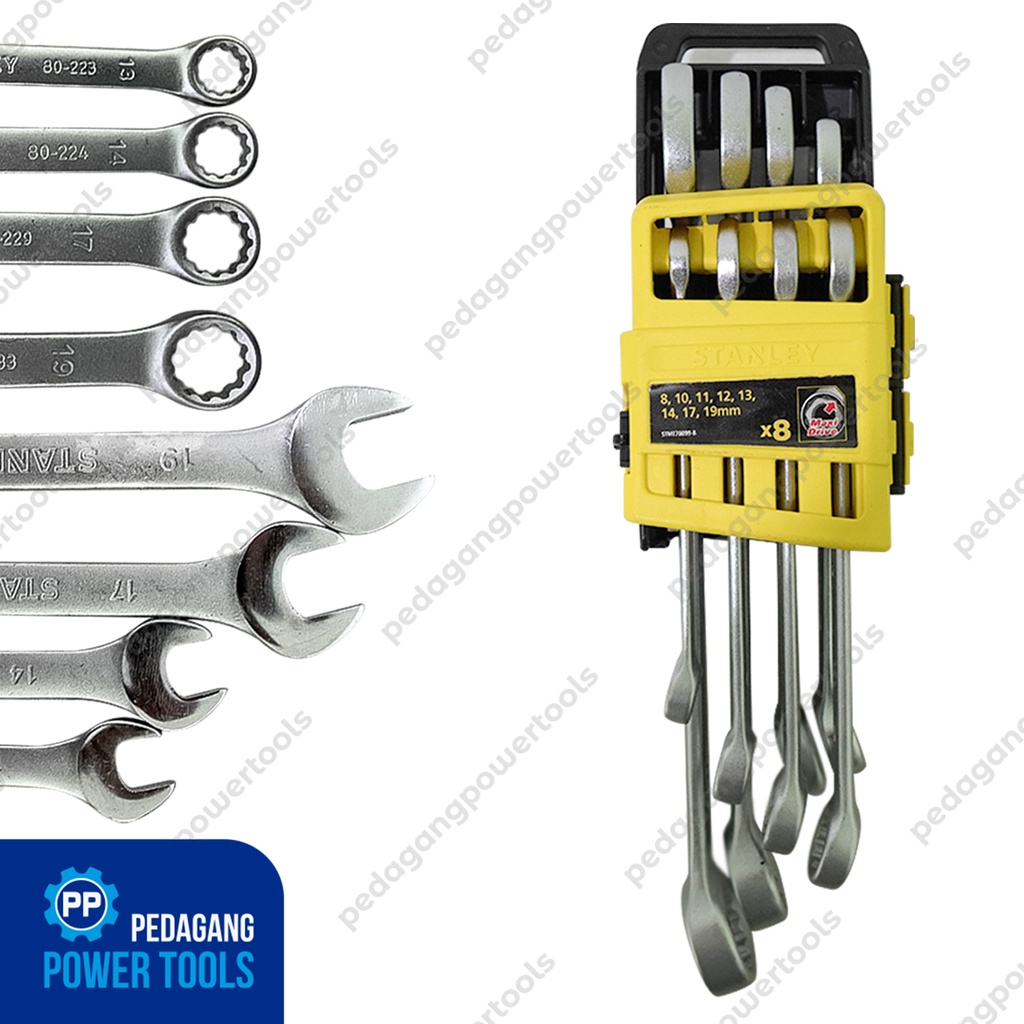 STANLEY COMBINATION WRENCH - KUNCI RING PAS SET 8 PCS STMT78099-8