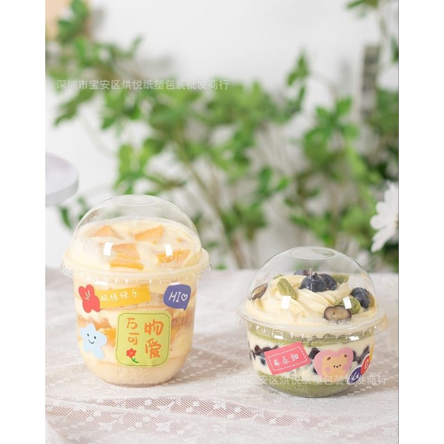 DESSERT CUP TUTUP BULAT ISI 10 PCS