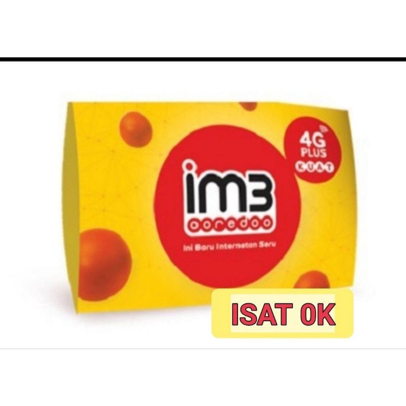 KARTU PERDANA INDOSAT 0K SEGEL 2023