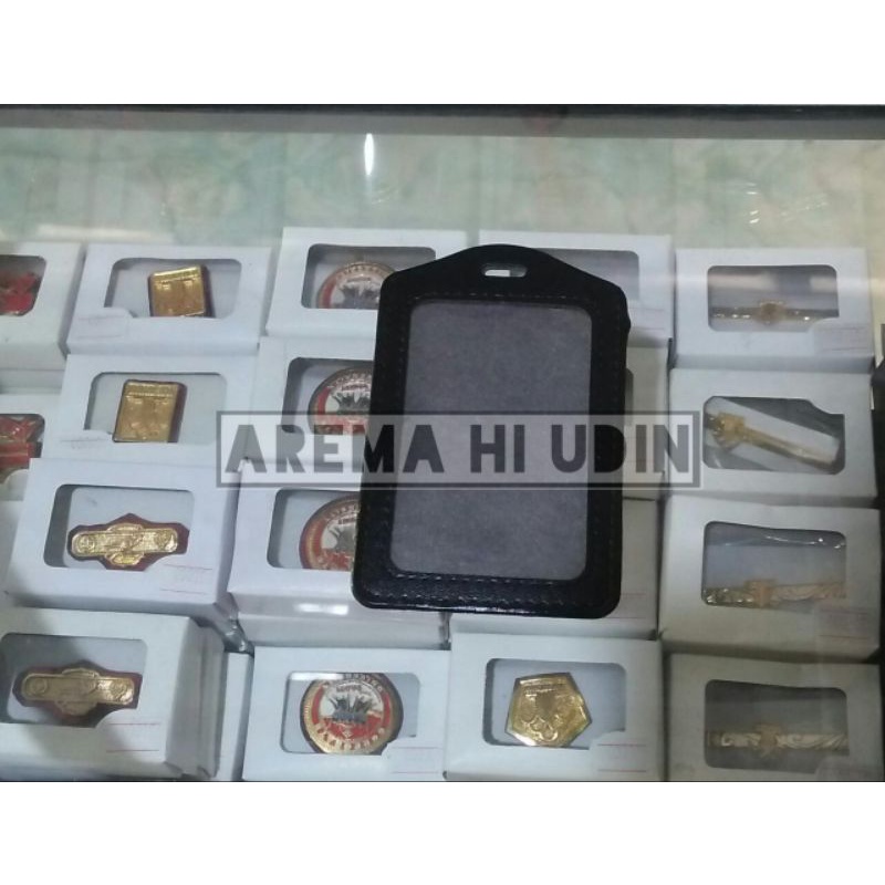 SARUNG ID CARD KULIT HITAM