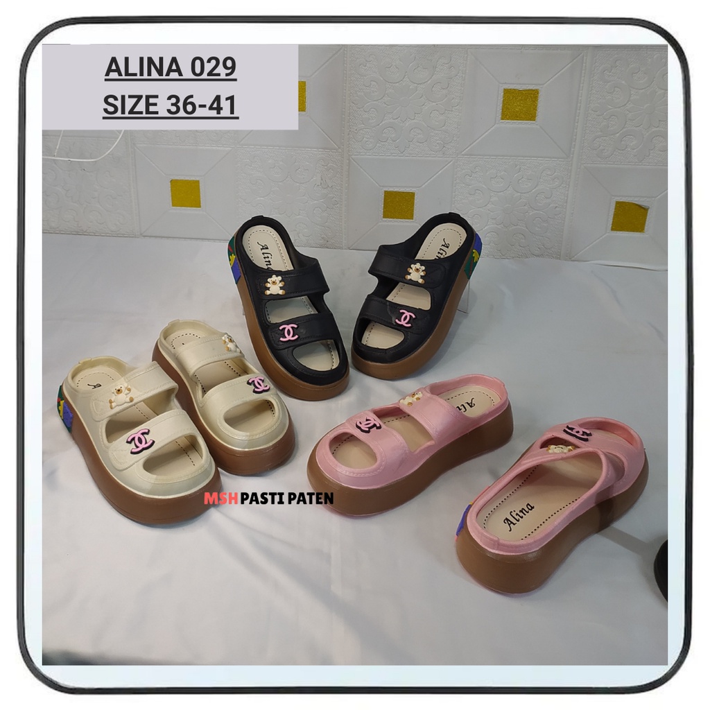 Sandal Import Wanita Korea Style Alina 029