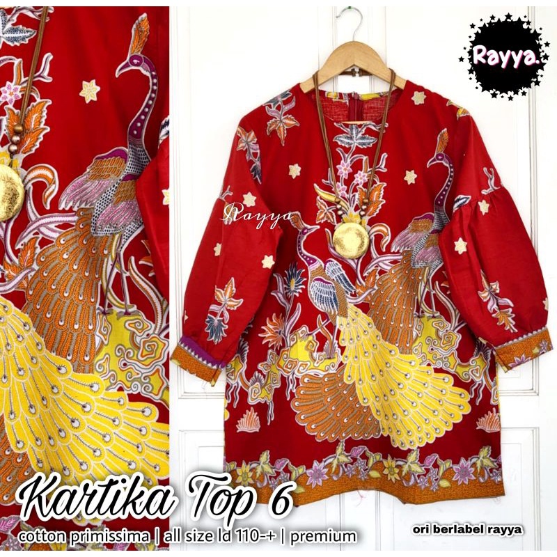 Blus kartika top rumput batik solo
