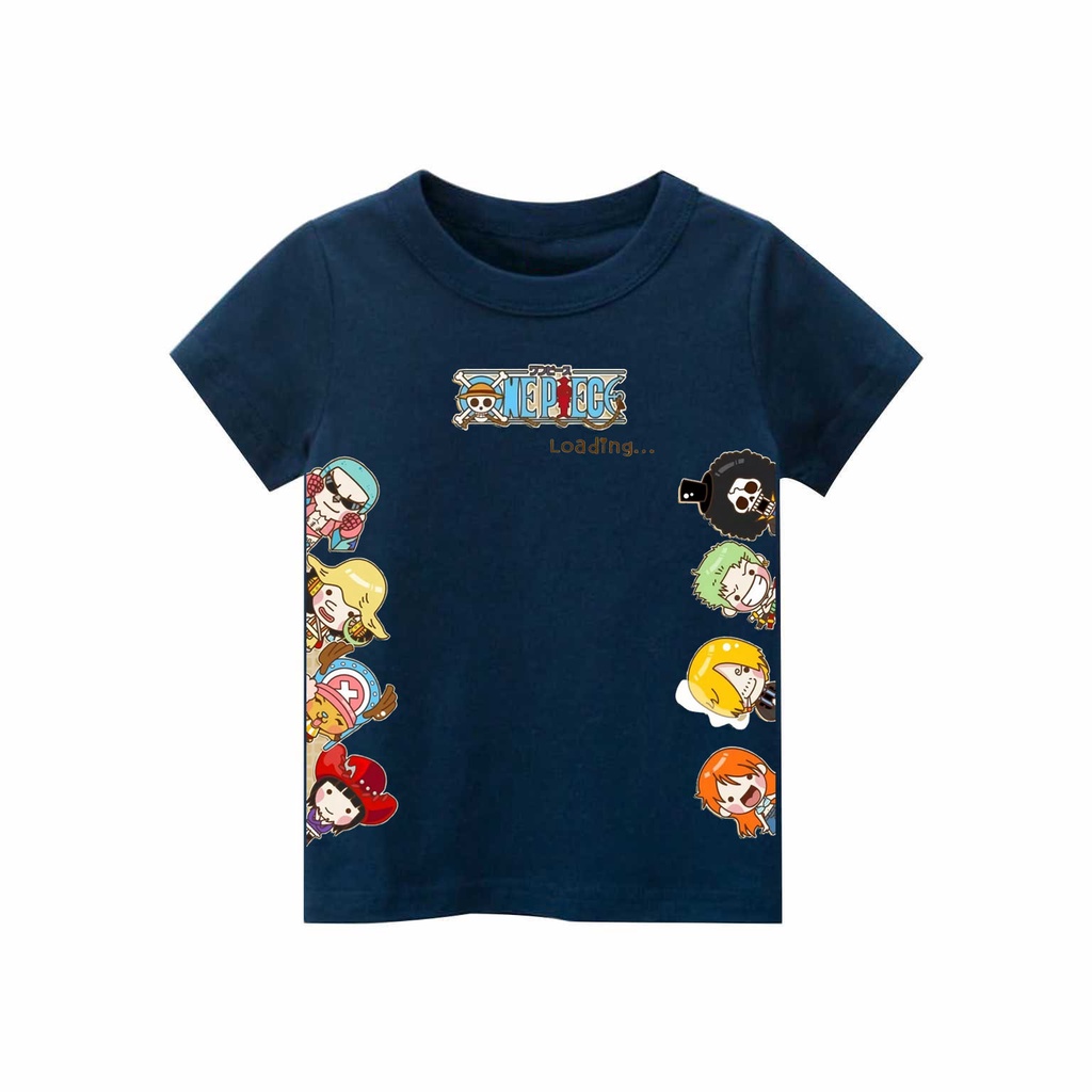 Kaos Anak laki-laki one piece | kaos cotton combed 30s printing | Kaos Distro anak