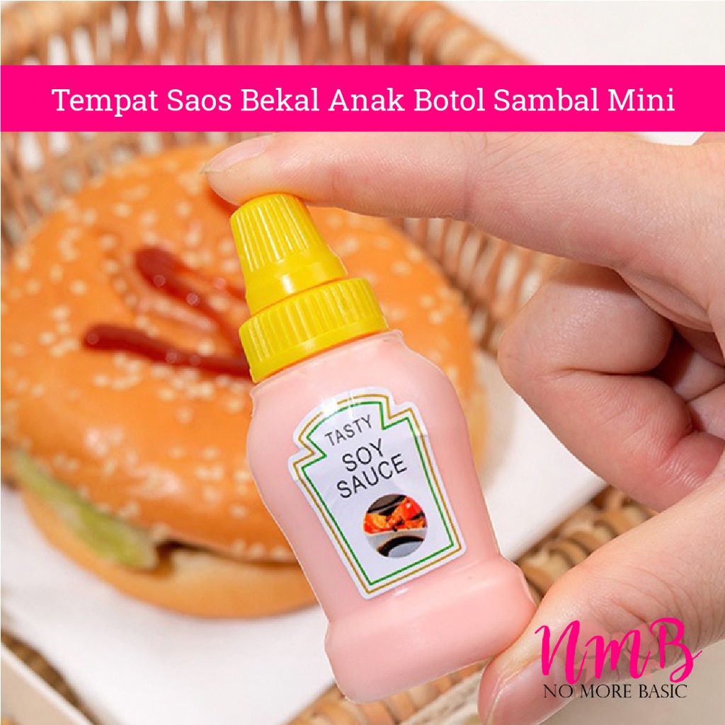 Tempat Saos Bekal Anak Botol Sambal Mini