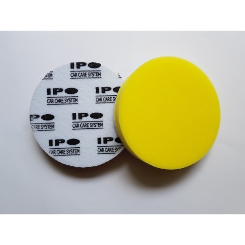 IPO Busa Poles Rata / Flat Foam Pad YELLOW 150MM COMPOUND POLISHING