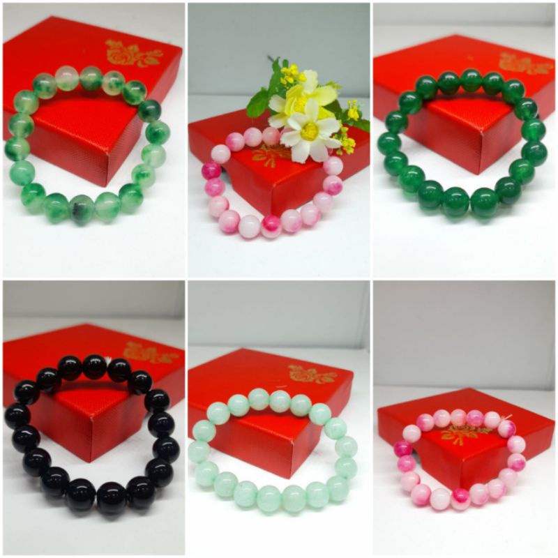 Gelang Batu alam natural / batu giok