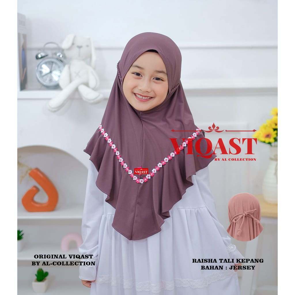 JILBAB ANAK RAISHA ROPEL FLOWSY 3-7 TAHUN