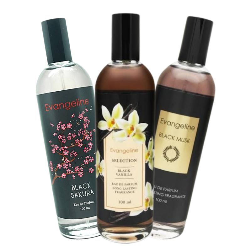 ❤ BELLY ❤ Evangeline Eau De Parfum 100ml Black Series | Black Musk | Black vanilla | Black Sakura | 