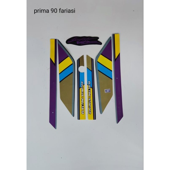 STRIPING ORI STICKER LIST BODY HONDA ASTREA PRIMA Th 1990