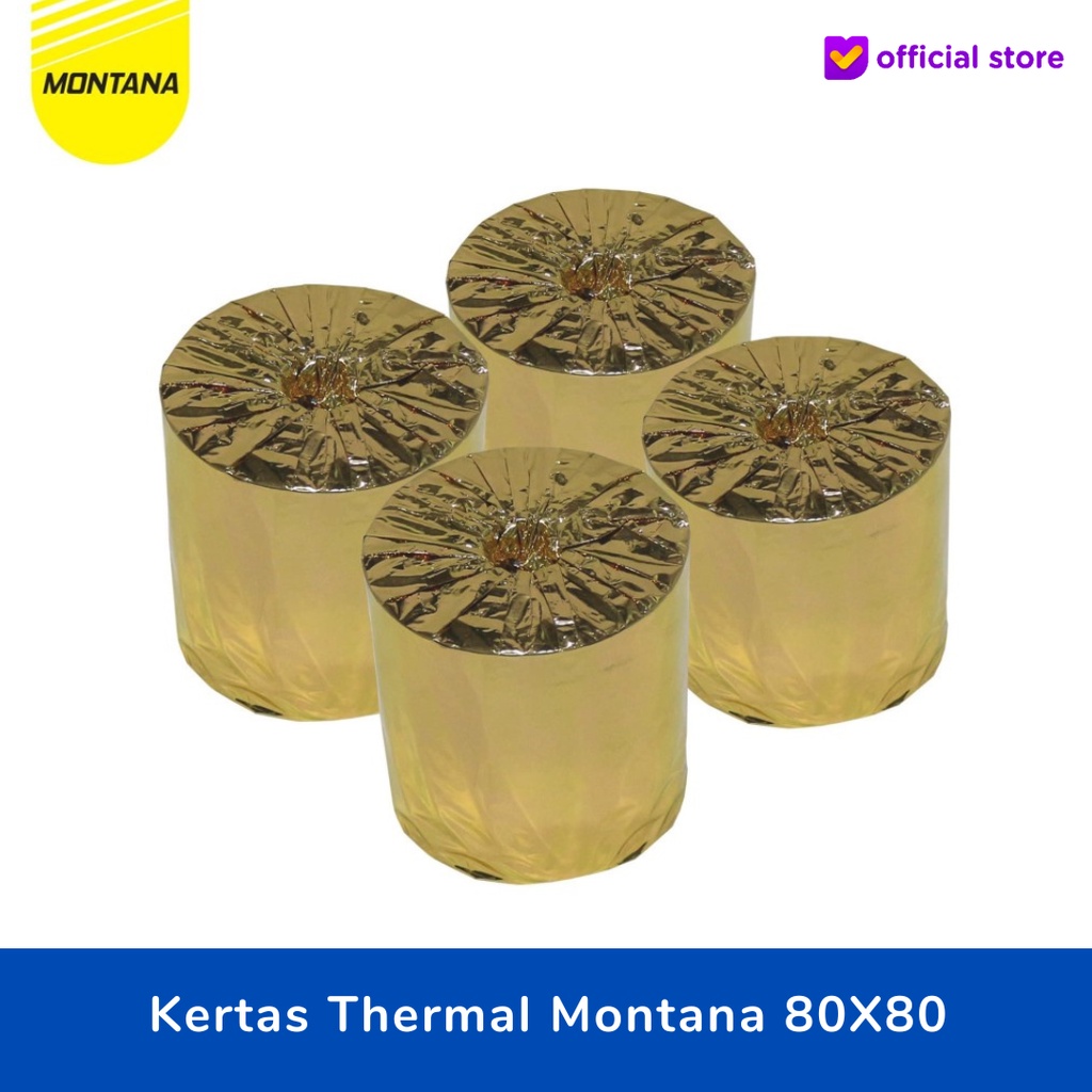 

Kertas Struk Thermal / Thermal Paper Montana 80x80
