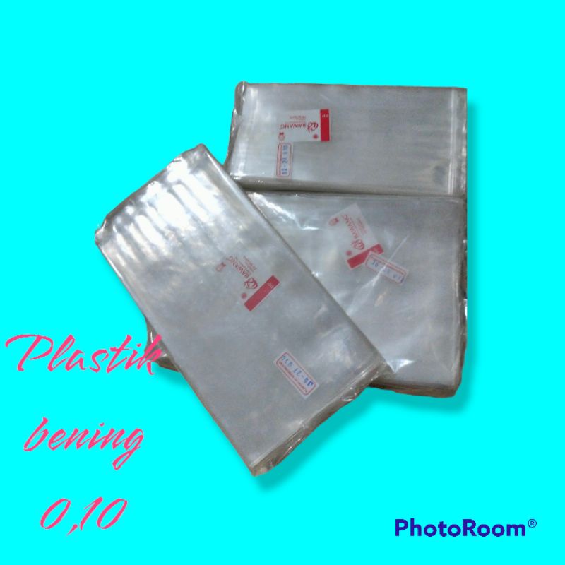 plastik bening/PP mika bening tebal 0.10