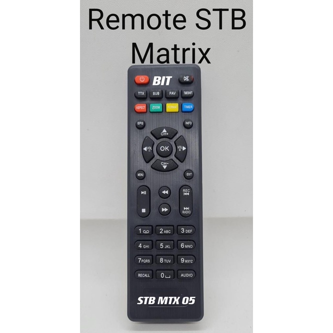 Remote Set Top Box Matrix