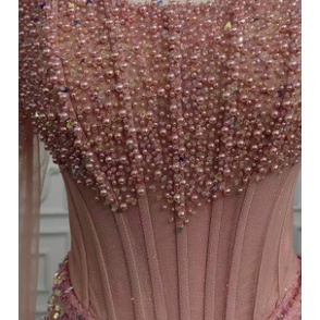 GAUN PESTA  PERNIKAHAN BERPAYET GAUN PROM PANJANG BERKILAU PUTRI DUYUNG   SEKSI