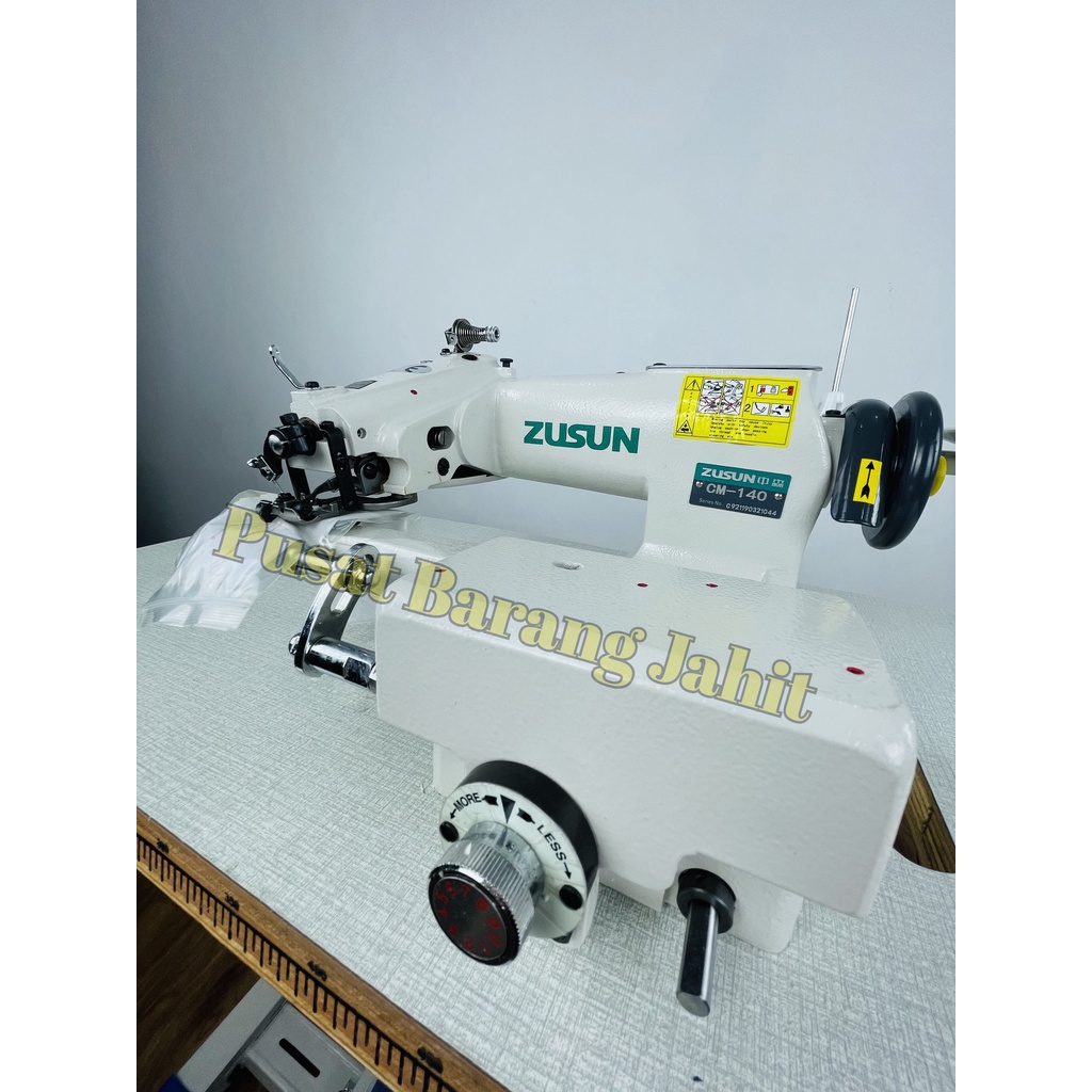 ZUSUN CM-140 / CM 140 Mesin Jahit Som Besar / Som Kaos Kaki / Kepala Kecil / Cylinder Bed / Blind Stitch High Speed Industri CM140