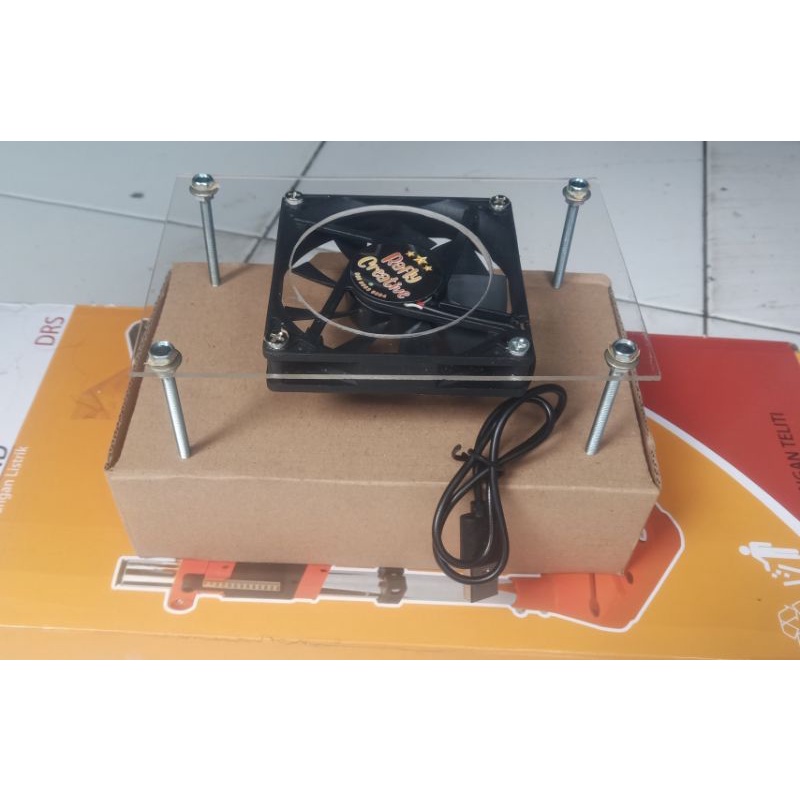 kipas Setop Box tv digital ( akrilic )