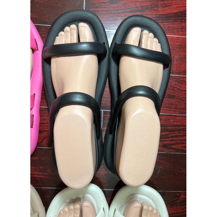 003_Sandal melisa import,Sandal tali, sendal gunung Wanita Import Tebal 1,5 Cm Bahan Spons Super Ringan Empuk Elastis