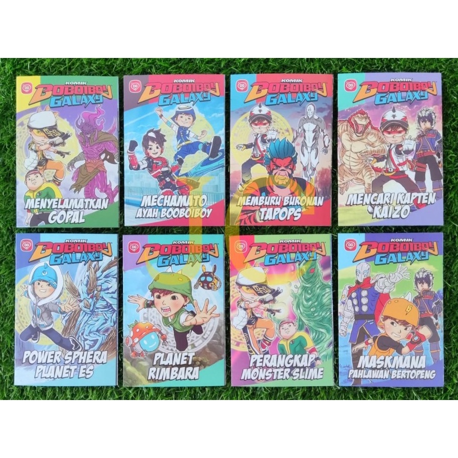 Buku Komik Berwarna Boboiboy Galaxy Terbaru