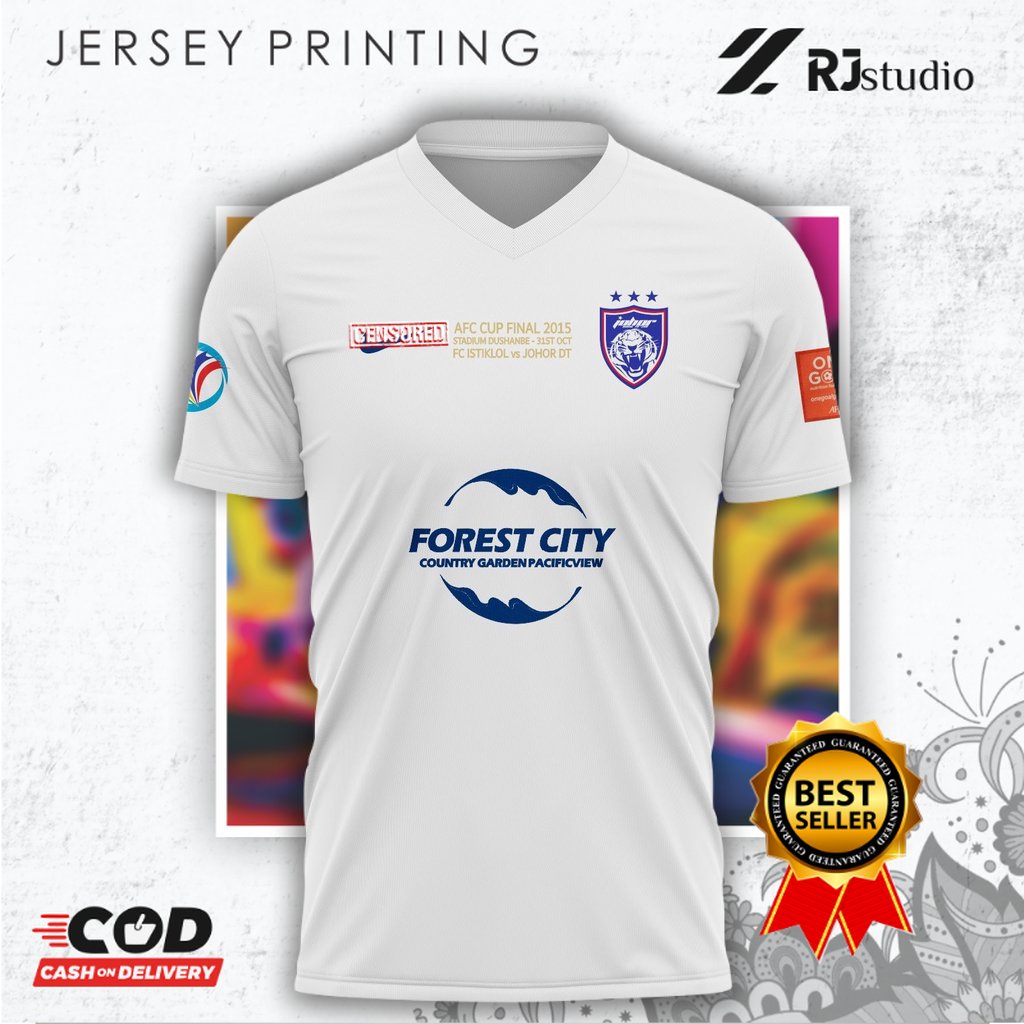 Jersey Printing Johor Darul Takzim Final AFC Cup 2015 JDT