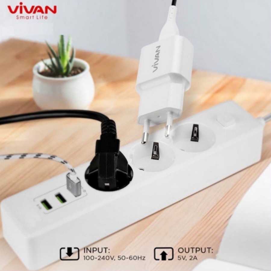 Vivan Power Oval II 2A Quick Charge - Wall Charger Vivan Power Oval II