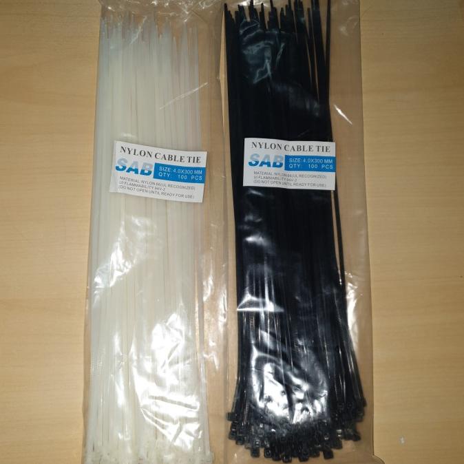 

Kabel Tis Ties Cable Pengikat 30cm / 30cm / 4.0x300mm honglie77 Juara