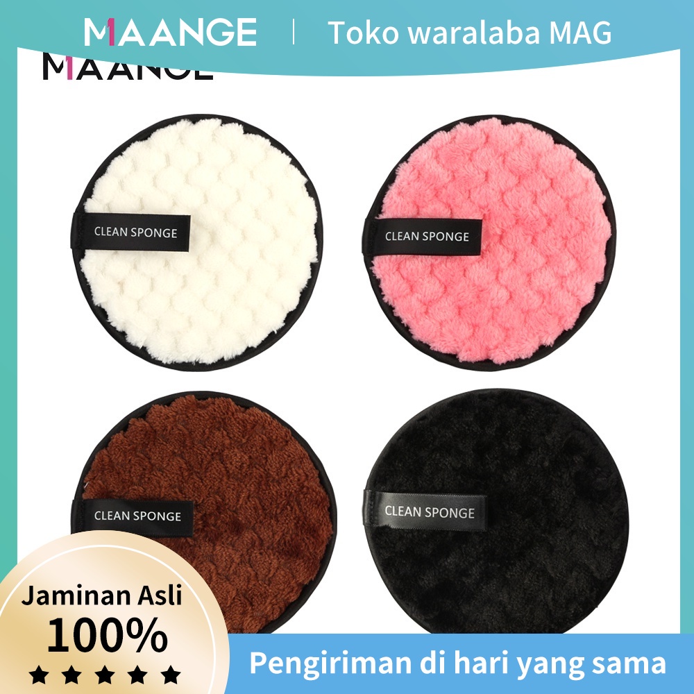 MAANGE Make Up Remover Spons Make Up Pad Remover Make Up Sponge Pembersih aksesoris kecantikan alat kecantikan Puff Peng Kecantikan Set 5709