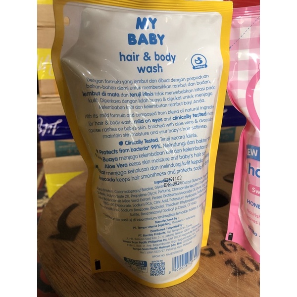 [POUCH] My Baby Hair &amp; Body Wash REFILL 400 ml