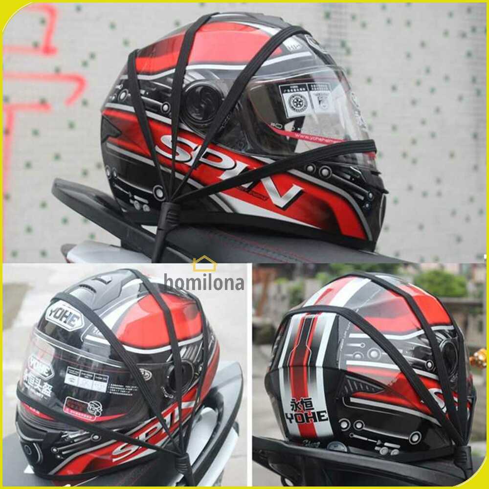 MOTOWOLF Tali Pengikat Helm Motor 2 Hook 60 cm - WP01