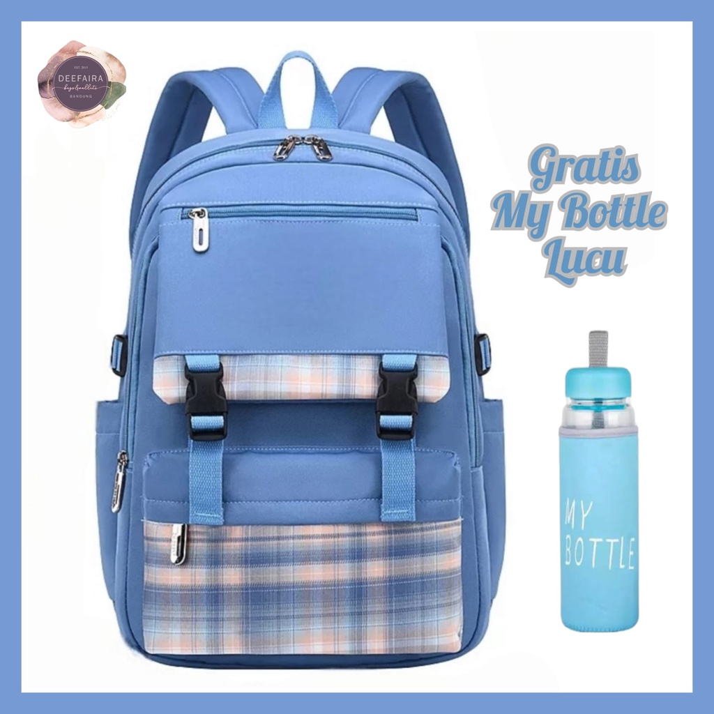 Tas Ransel Anak Perempuan Remaja Untuk Sekolah Anak Sd Smp &amp; Sma Gratis My B0ttle Lucu