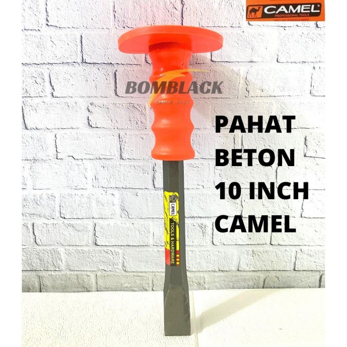 CAMEL Pahat Beton 10 inch Betel Topi Fiber Pipih Bodem Bobok Batu