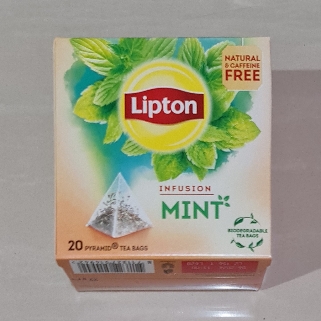 Lipton Infusion Mint Pyramid Tea Bags 20 x 1.1 Gram