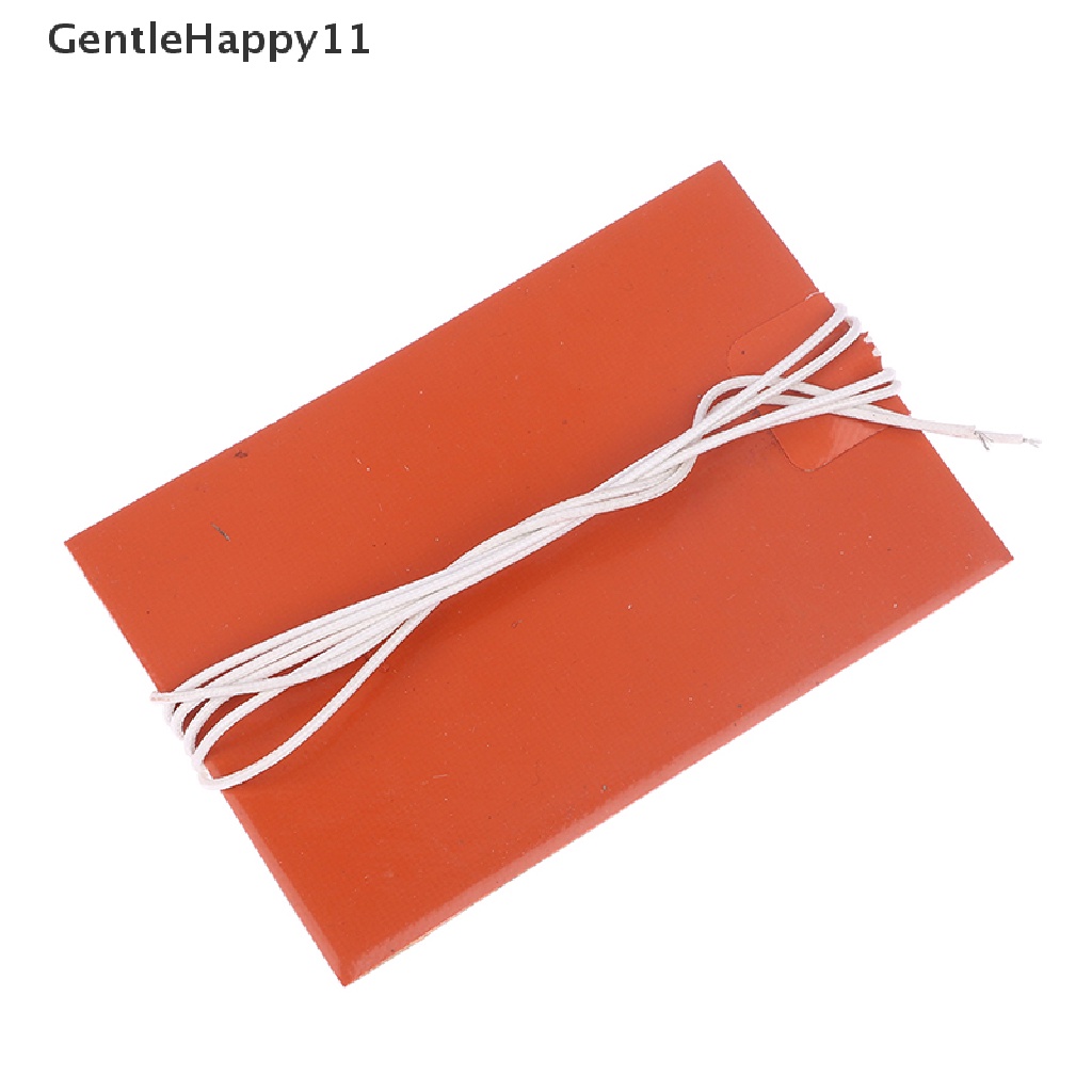 Gentlehappy 300W 110V 10x15cm Alas Pemanas Silikon Oli Mesin Rubber Heag Mat Warming id