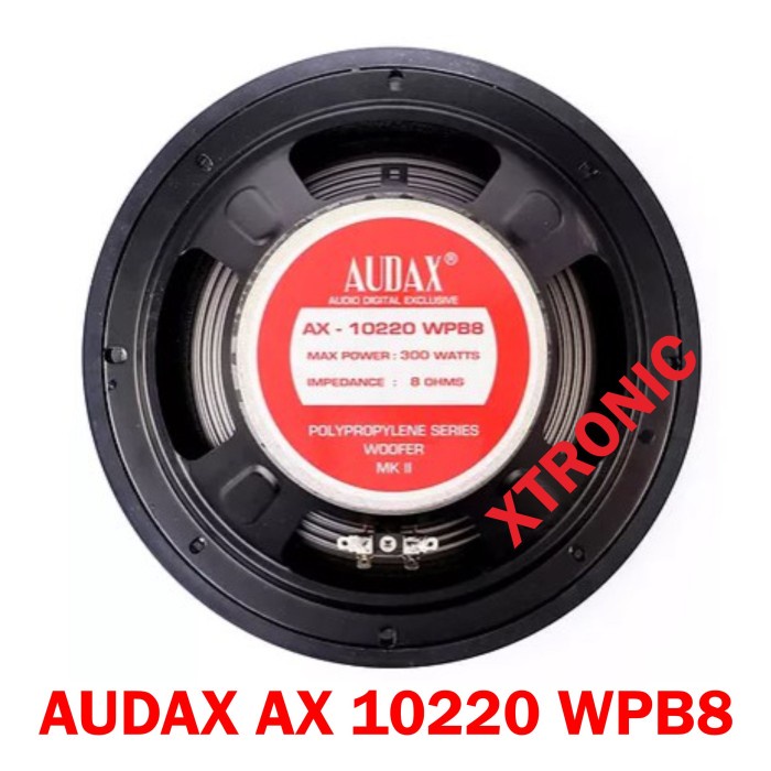 Speaker Audax AX 10220 WPB8 Speaker 10 inch Woofer 10in Audax AX10220