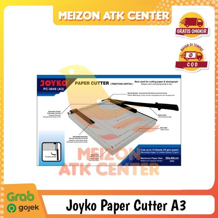 

Terbaru Joyko Pemotong Kertas A3 Paper Cutter A3 Pc-3846 Atk Murah Tbk