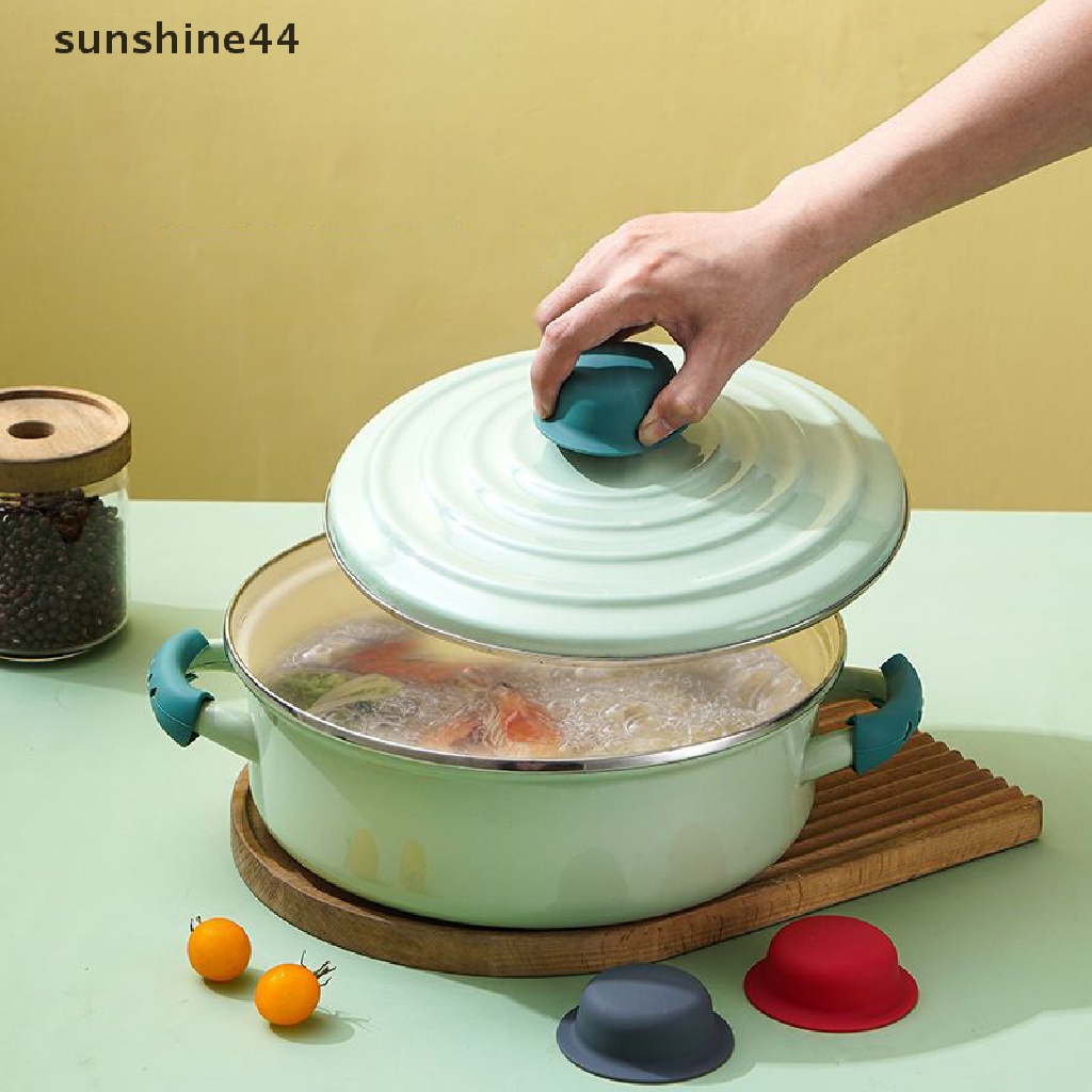 Sunshine1/2pcs Universal Lid Cover Grip Knob Handle Pengganti Panci Peralatan Masak Dapur.